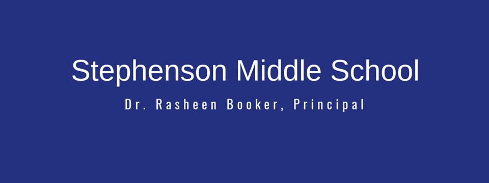 stephenson middle school, dr. rasheen booker, principal